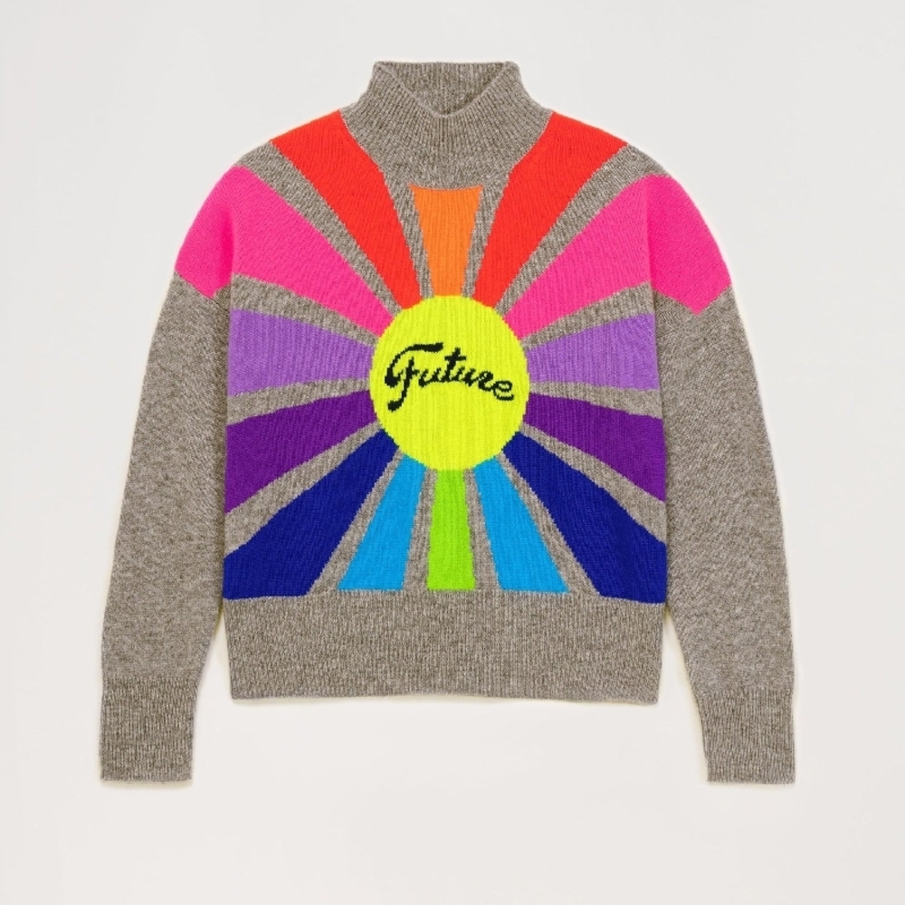 From Future Cashmere Rainbow Sweater